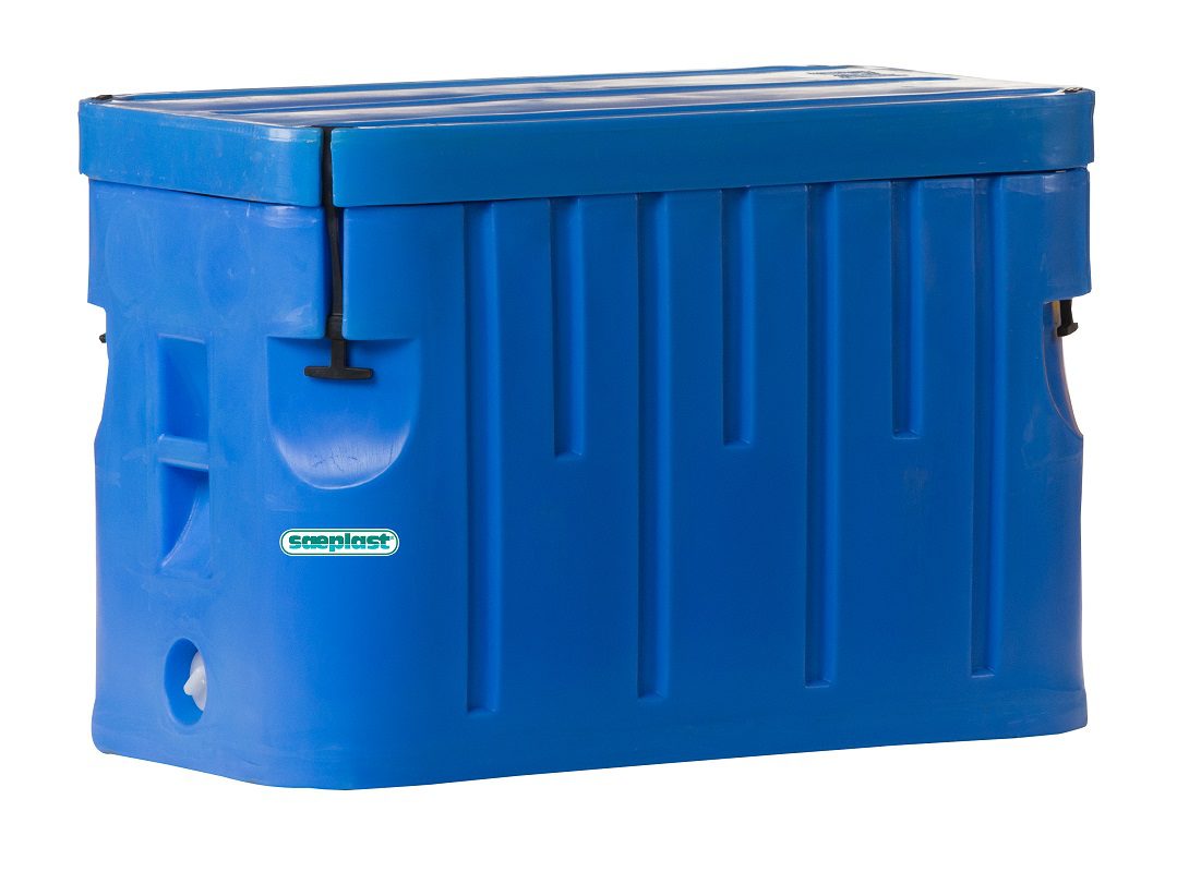 The Saeplast DB1801 insulated plastic container